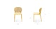 Dot Sun Yellow Stackable Dining Chair - Gallery View 11 of 11.