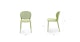 Dot Citrus Green Stackable Dining Chair - Gallery View 11 of 11.