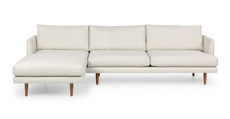 Burrard Seasalt Ivory Left Sectional - Primary View 1 of 11 (Open Fullscreen View).