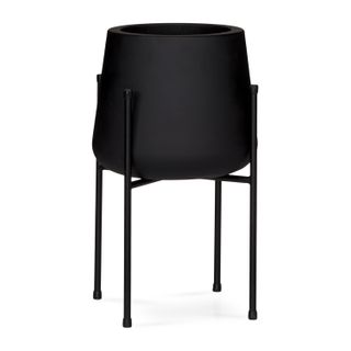 Tuva Narrow Indoor/Outdoor Planter Set - Black