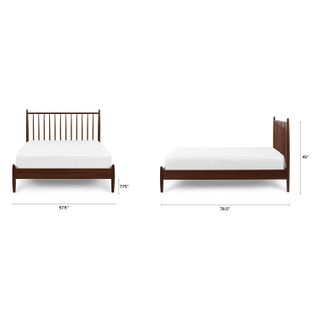 The Leesa Spindle Bed Bundle - Studio Full - Primary View 1 of 6 (Click To Zoom).