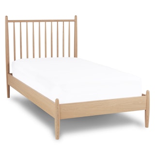 Lenia Twin Bed - White Oak