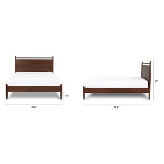The Leesa Panel Bed Bundle - Studio Full - Primary View 1 of 6 (Click To Zoom).