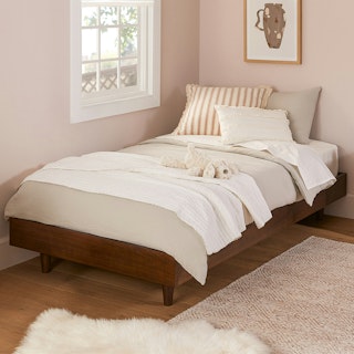 Basi Twin Bed Frame - Walnut