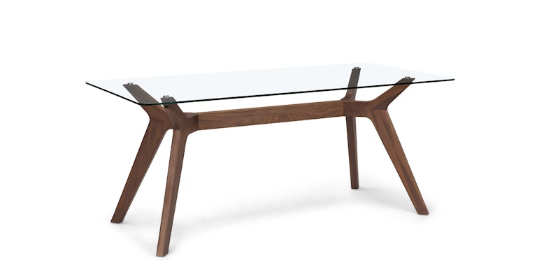 Emmer Walnut Dining Table for 6 - Primary View 1 of 11 (Open Fullscreen View).