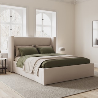 Calabri Queen Bed - Napa White