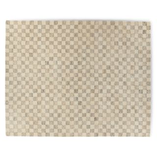 Murray 8 x 10 Wool Rug - Checkered Gray