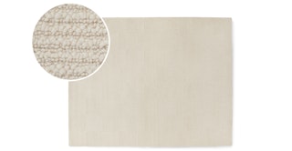 Clyde Textured Ivory Rug 8 x 10