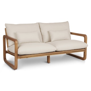 Laholm 70" Outdoor Loveseat - Dravite Ivory