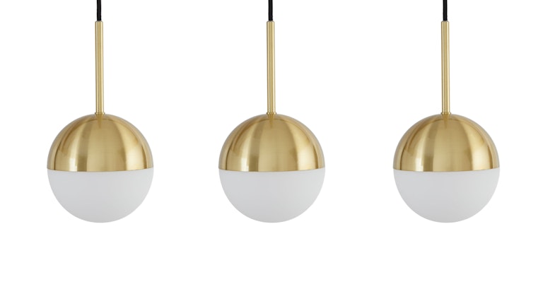 Ardeo Brass Pendant Lamp Set - Primary View 1 of 6 (Open Fullscreen View).