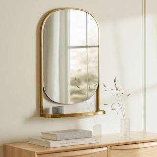 Klein Brass Wall Mirror