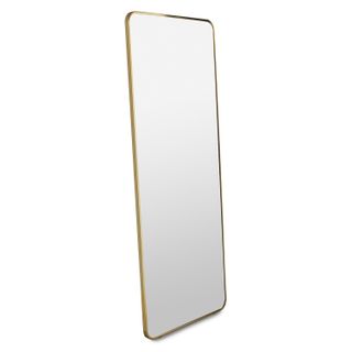Mansfield Floor Mirror - Brass