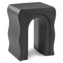 Bixby Outdoor Concrete Side Table - Sea Black