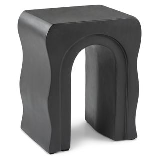 Bixby Outdoor Concrete Side Table - Sea Black