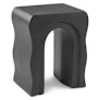 Bixby Outdoor Concrete Side Table - Sea Black