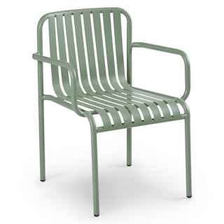 Sarek Outdoor Stackable Dining Armchair - Khaki Green