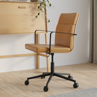 Gerven Leather Office Chair - Charme Tan