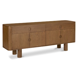 Adel 71" Sideboard - Smoked Oak