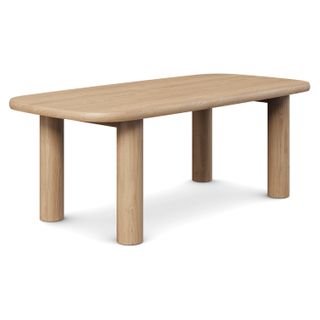 Adel 82.5" Dining Table - White Oak