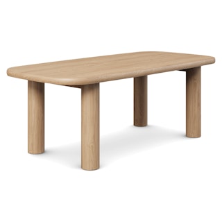 Adel 82.5" Dining Table - White Oak
