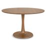 Hendrick 47.25" Dining Table - Smoked Oak