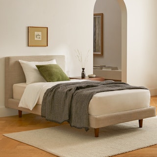 Tessu Clay Taupe Twin Bed