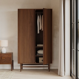 Lenia Armoire - Walnut