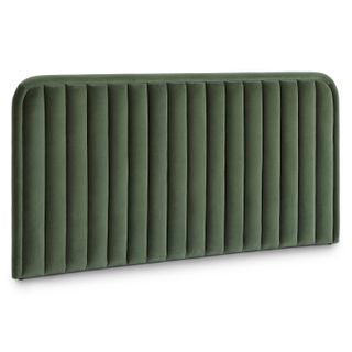 Rolph King Velvet Headboard - Plush Pacific Green
