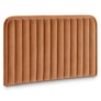 Rolph Queen Velvet Headboard - Plush Pacific Rust