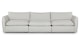 Leigh Silver Ivory 132" Modular Sofa - Gallery View 1 of 9.