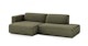 Sanna Magnet Green Left Sectional - Gallery View 3 of 13.
