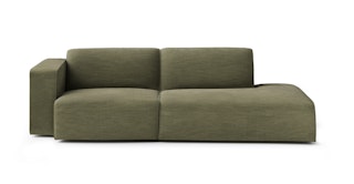 Sanna Magnet Green Left Arm Modular Sofa