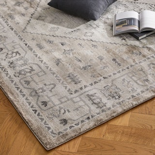 Bursa Gray Tan Multi Performance Rug 8 x 10