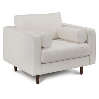 Sven 42" Tufted Lounge Chair - Biscuit Cream