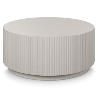 Nordens 35.5" Concrete Coffee Table - Ridge Taupe