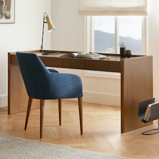 Torme 70" Desk - Smoked Oak