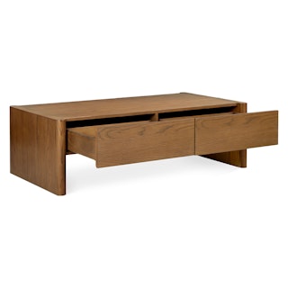 Torme 48" Storage Coffee Table - Smoked Oak