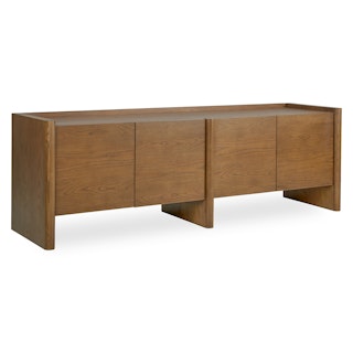 Torme 72" Media Unit - Smoked Oak