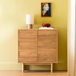 Merto 33" Cabinet - Natural Oak