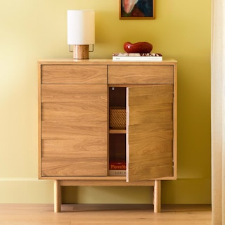 Merto 33" Cabinet - Natural Oak