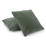 Lucca Velvet Pillow Set - Plush Pacific Green