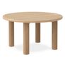 Adel 55.5" Round Dining Table - White Oak