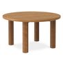 Adel 55.5" Round Dining Table - Smoked Oak