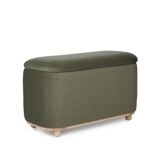 Maribo 32" Storage Ottoman - Felted Green