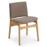 Nosh Dining Chair - Oak and Ratine Brown