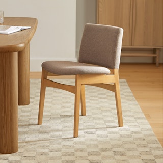 Nosh Dining Chair - Oak and Ratine Brown
