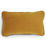 Lucca Velvet Small Pillow - Plush Yarrow Gold