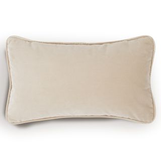 Lucca Velvet Small Pillow - Plush Pacific Taupe