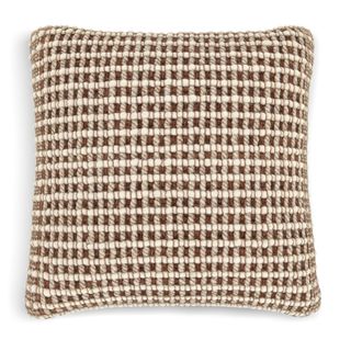 Ren Large Pillow - Brown Weave