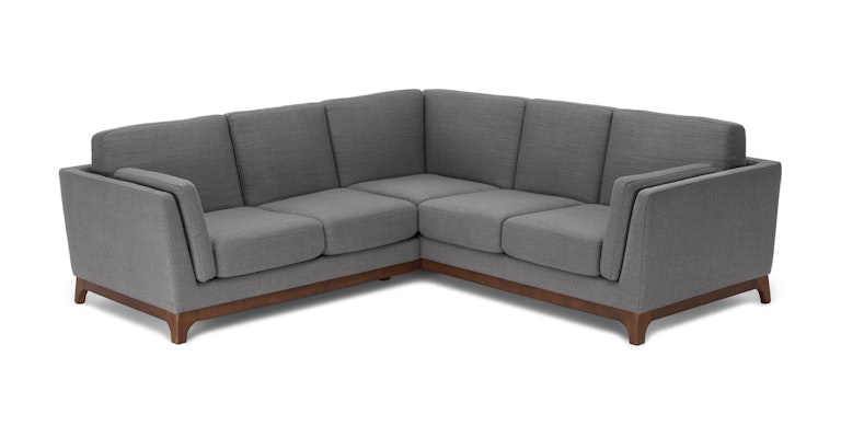Ceni Pyrite Gray Corner Sectional - Primary View 1 of 15 (Open Fullscreen View).
